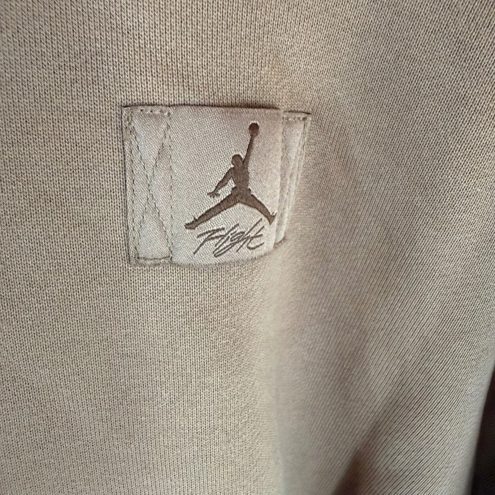 Jordan Flight Essentials Hoodie‎ Mens 3X Mauve Brown Satin Lined Fleece Pullover